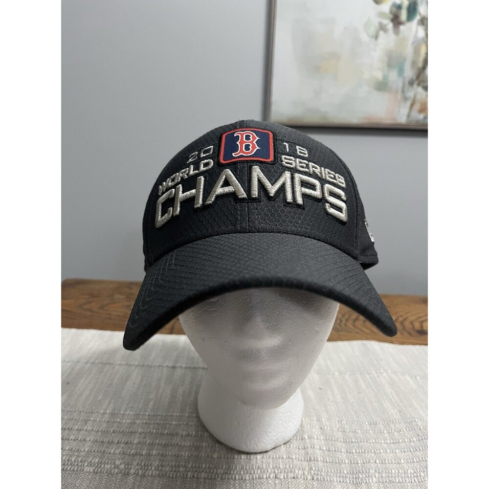 Boston Red Sox New Era 2018 World Series Champions Locker Room 39THIRTY Flex Hat